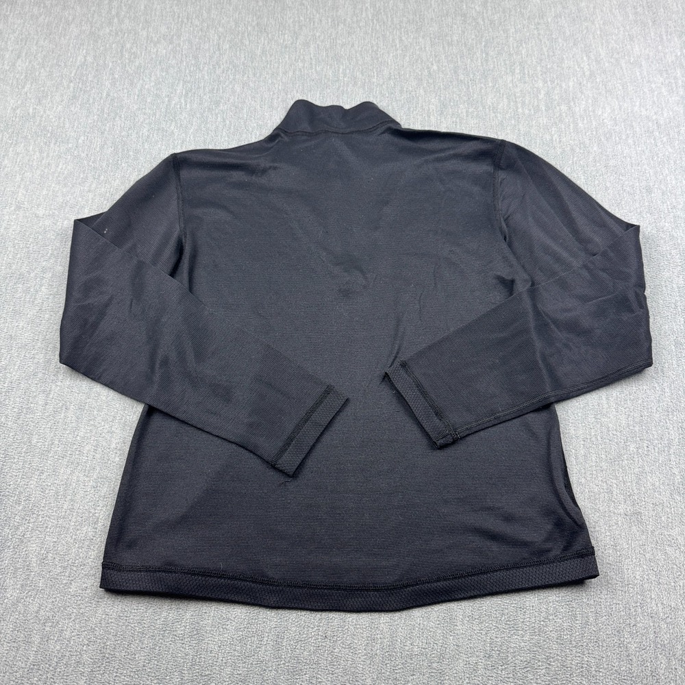 Patagonia Shirt Womens Medium Black Capilene Midweight‎ Zip-T Pullover Made USA - Picture 11 of 12